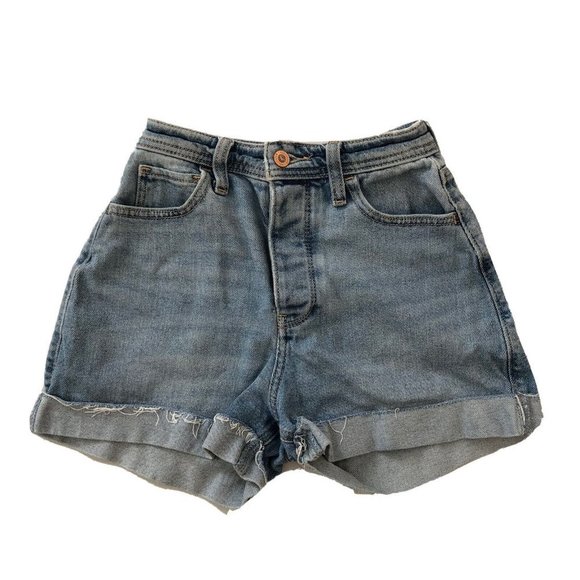 Hollister Shorts Hollister Shorts Womens 0 Blue Denim Curvy Ultra
